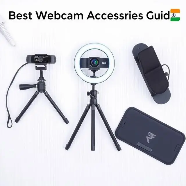 Best webcam accessories in India 2025 – tripod, ring light, privacy cover